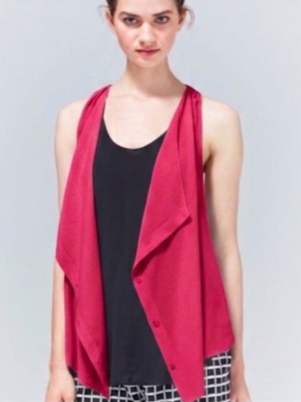 WILFRED Aritzia Ninon Silk Button Front Blouse